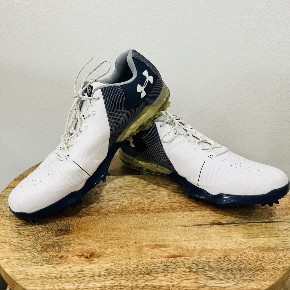 Under Armour Spieth 2 Soft Spikes Golf Shoe Gore-Tex 3000165-101 Men's Size 15